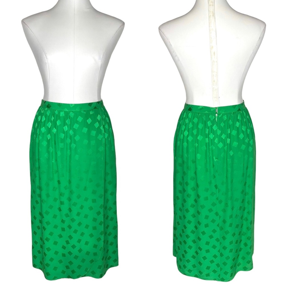 Vintage Levirno Verna Faux Wrap Midi Skirt